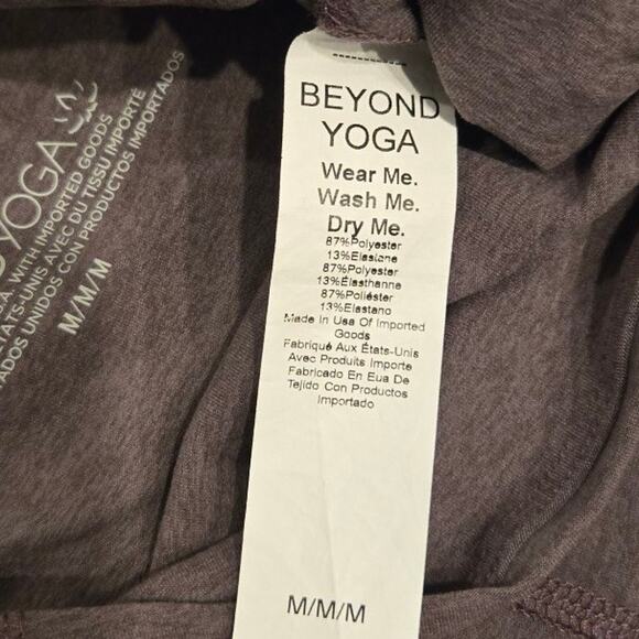 Beyond Yoga Space Dye Colorblock Ankle Leggings M - Picture 3 of 10